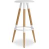 Buy Scandinavian style stool - Metal White 59144 - in the UK